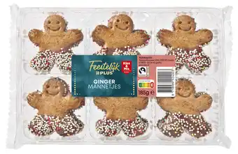 PLUS Feestelijk PLUS Gingermannetjes Fairtrade aanbieding