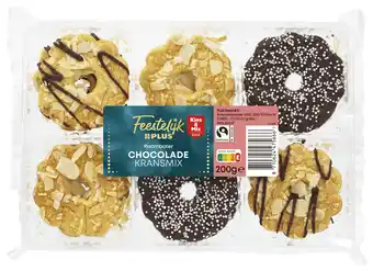 PLUS Feestelijk PLUS Chocolade Kransmix Fairtrade aanbieding