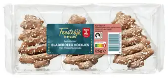 PLUS Feestelijk PLUS Kerstboom koekjes aanbieding