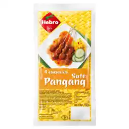 PLUS Hebro 4 Stokjes Kipsaté Pangang aanbieding