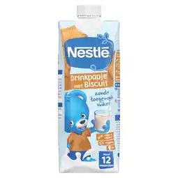 PLUS Nestlé Drinkpapje met biscuit +12m aanbieding