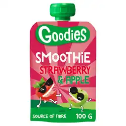PLUS Goodies Knijpfruit Smoothie Aardbei en Appel aanbieding