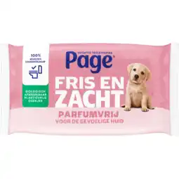 PLUS Page Sensitive vochtig toiletpapier aanbieding