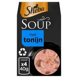 PLUS Sheba Maaltijdzakjes soup tonijn aanbieding