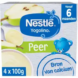 PLUS Nestlé 6+ Yogolino toetje peer aanbieding
