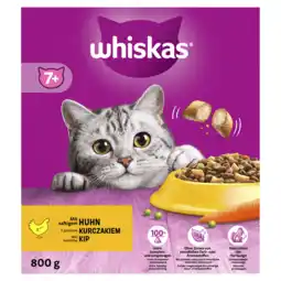 PLUS Whiskas Droog Senior Kip aanbieding