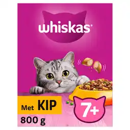 PLUS Whiskas Droog Senior Kip aanbieding