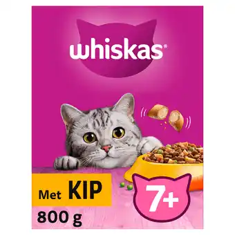 PLUS Whiskas Droog Senior Kip aanbieding