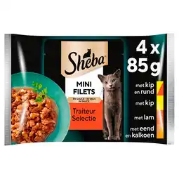 PLUS Sheba Maaltijdzakjes mini filets in saus aanbieding