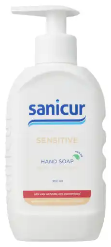 PLUS Sanicur Handzeep sensitive aanbieding