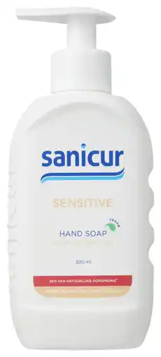 PLUS Sanicur Handzeep sensitive aanbieding