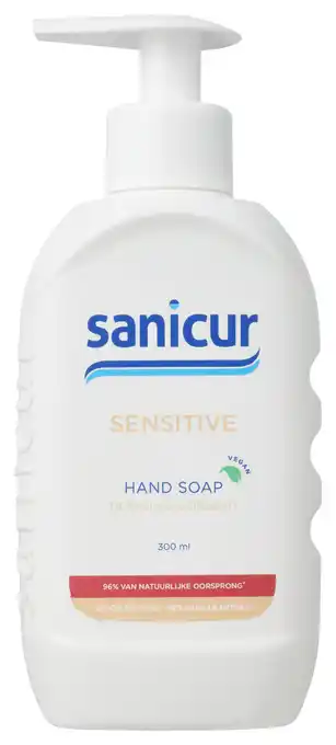 PLUS Sanicur Handzeep sensitive aanbieding