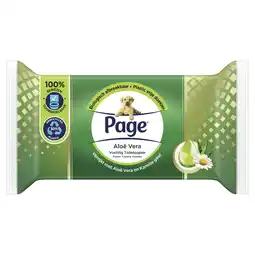 PLUS Page Aloë vera vochtig toiletpapier aanbieding