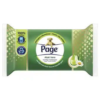 PLUS Page Aloë vera vochtig toiletpapier aanbieding