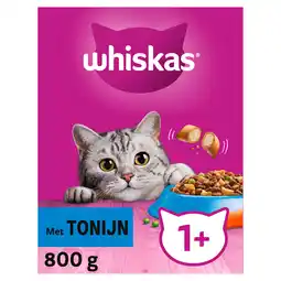 PLUS Whiskas Droog Adult Tonijn aanbieding