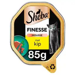 PLUS Sheba Finesse Mousse Kip Kattenvoer aanbieding
