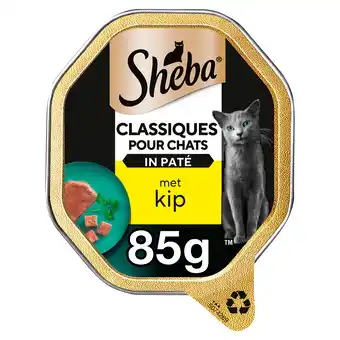PLUS Sheba Classics Paté Kip Kattenvoer aanbieding