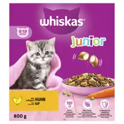 PLUS Whiskas Droog Junior Kip aanbieding