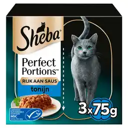 PLUS Sheba Perfect Portions tonijn in saus aanbieding