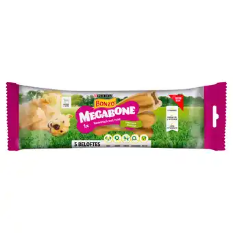PLUS Bonzo Megabone hondensnacks kauwstaaf groot aanbieding