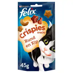 PLUS Felix Crispies kattensnacks rund & kip aanbieding
