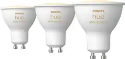 Coolblue Philips Hue White Ambiance GU10 3-pack aanbieding