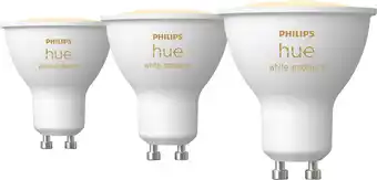 Coolblue Philips Hue White Ambiance GU10 3-pack aanbieding