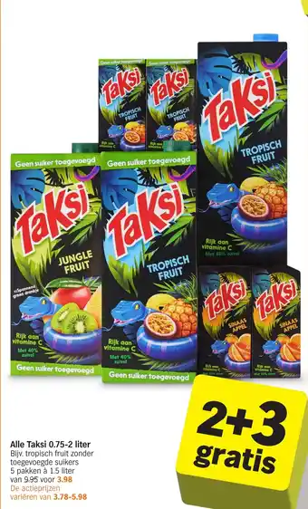 Albert Heijn Alle Taksi aanbieding