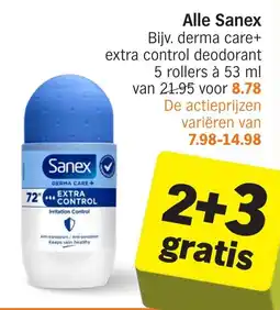 Albert Heijn Alle Sanex aanbieding