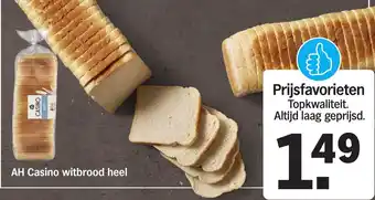 Albert Heijn AH Casino witbrood heel aanbieding