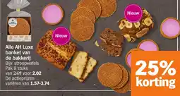 Albert Heijn Alle AH Luxe banket van de bakkerij aanbieding