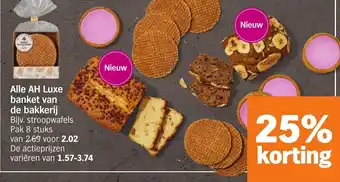 Albert Heijn Alle AH Luxe banket van de bakkerij aanbieding