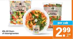 Albert Heijn Alle AH Oven of stoomgroenten aanbieding