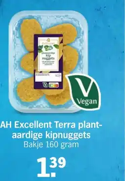 Albert Heijn AH Excellent Terra plant aardige kipnuggets aanbieding