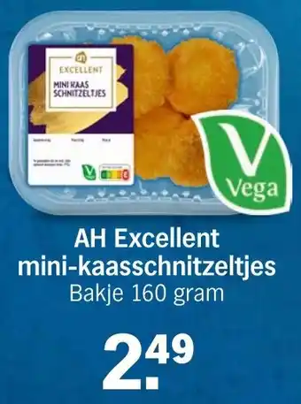 Albert Heijn AH Excellent mini kaasschnitzeltjes aanbieding