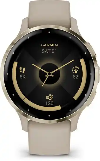 Bol.com Garmin Venu 3s - Smartwatch - AMOLED-Scherm - 41 mm - French Grey aanbieding
