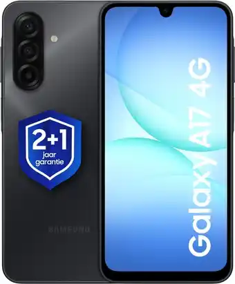 Bol.com Samsung Galaxy A17 4G - 128GB - Black + 1 jaar extra garantie aanbieding