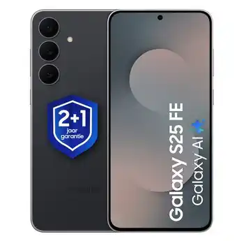 Bol.com Samsung Galaxy S25 FE - 128GB - Black + 1 jaar extra garantie aanbieding