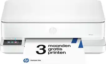 Bol.com HP ENVY 6110e - All-in-One Inkjetprinter - Geschikt voor Instant Ink - Wit aanbieding