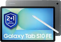 Bol.com Samsung Galaxy Tab S10 FE - WiFi - 128GB - Gray + 1 jaar extra garantie aanbieding