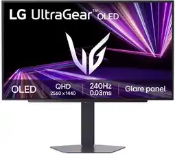 Bol.com LG UtraGear 27GX704A-B - QHD OLED Gaming Monitor - 240hz - 27 inch aanbieding