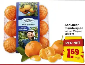 Hoogvliet SanLucar Mandarijnen 750g aanbieding