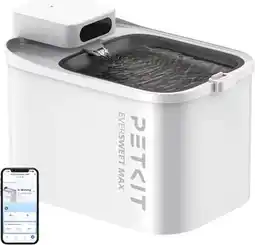 Bol.com Petkit - Eversweet Max - Smart Drinkfontein Kat/Hond - 3L Kat Drinkfontein - Geruisloos - met Filter aanbieding