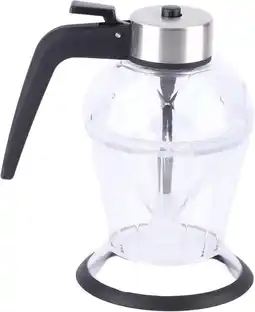 Bol.com Inovra Plus - Honing Dispenser Glas 200ml Diamantvormige Fles Transparant - Olie, Sojasaus aanbieding