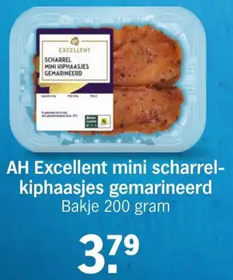Albert Heijn AH Excellent mini scharrel kiphaasjes gemarineerd aanbieding