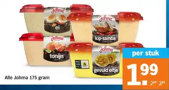 Albert Heijn Alle Johma aanbieding