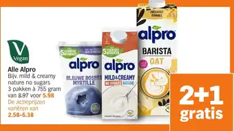 Albert Heijn Alle Alpro aanbieding