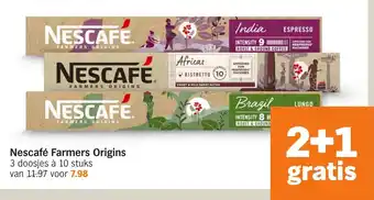Albert Heijn Nescafé Farmers Origins aanbieding