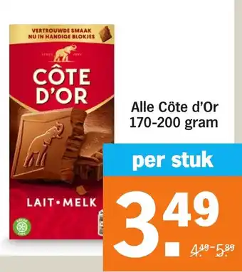 Albert Heijn Alle Côte d'Or aanbieding