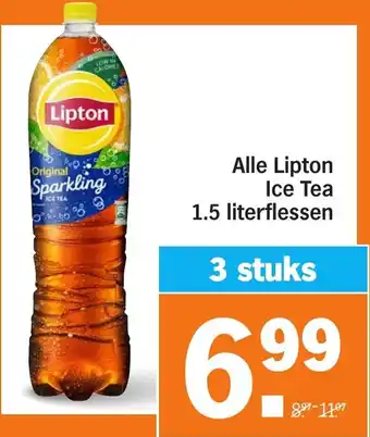 Albert Heijn Alle Lipton Ice Tea aanbieding